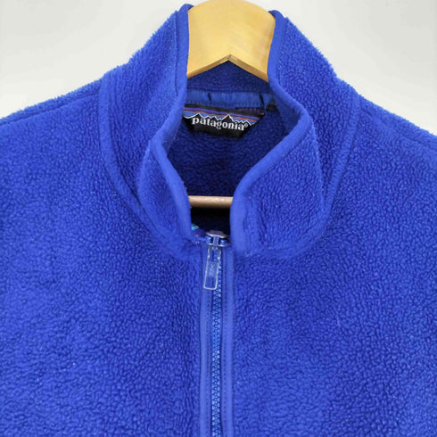 パタゴニア patagonia 80s 三角タグ USA製 ロゴ刺繍 ボア フリース ベスト メンズ import:L