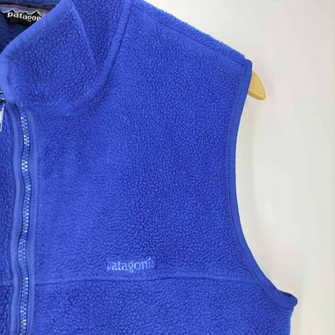 パタゴニア patagonia 80s 三角タグ USA製 ロゴ刺繍 ボア フリース ベスト メンズ import:L