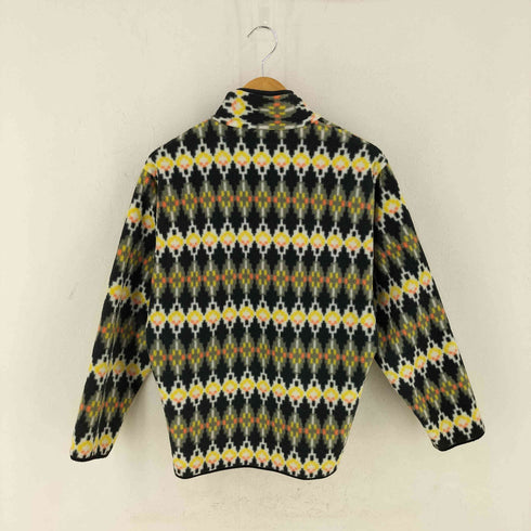 パタゴニアシンチラ PATAGONIA SYNCHILLA 総柄 スナップ-T フリースプルオーバー メンズ import:S