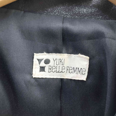 YUKI BELLE FEMME ラムレザー コート レディース JPN:9号