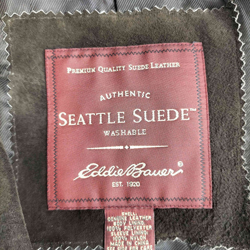 エディーバウアー Eddie Bauer SEATTLE SUEDE スウェードテーラードジャケット メンズ import:XS