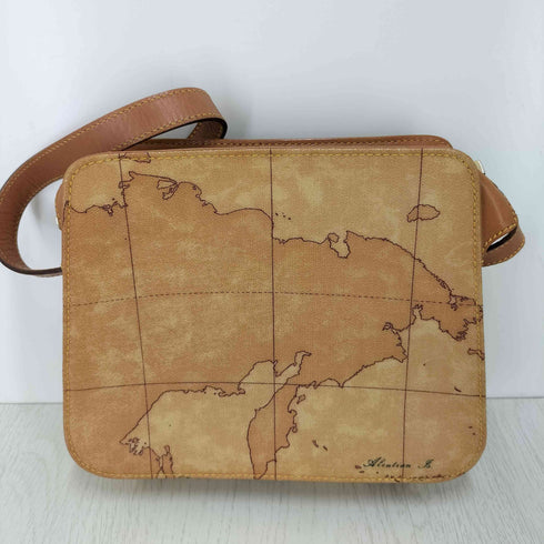 ALVIERO MARTINI PRIMACLASSE 総柄 レザーショルダーバッグ レディース