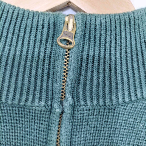 ポロバイラルフローレン Polo by RALPH LAUREN ワンポイント刺繍 ジップアップ コットンニット ドライバーズニット レディース 130