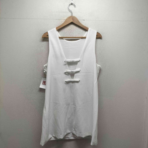 ザラ ZARA バックリボンノースリーブワンピース レディース  M