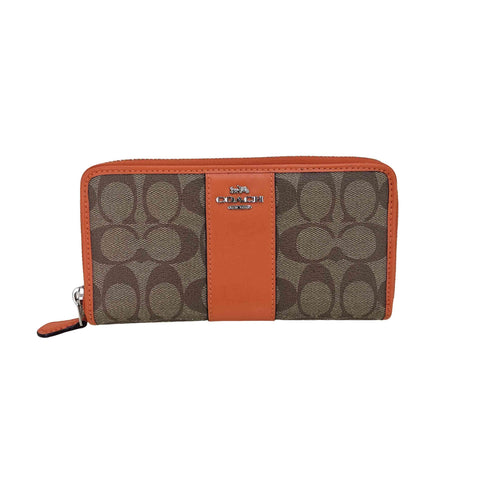 コーチ COACH シグネチャー レザー長財布 レディース