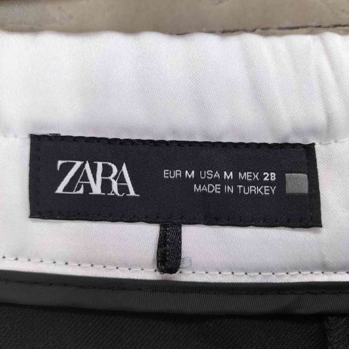 ザラ ZARA WIDE-LEGパンツ ダブルウエストバンド レディース M
