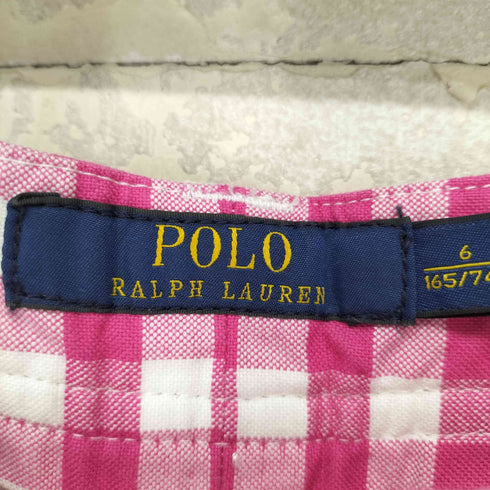 ポロラルフローレン POLO RALPH LAUREN ギンガムチェックショーツ レディース 165