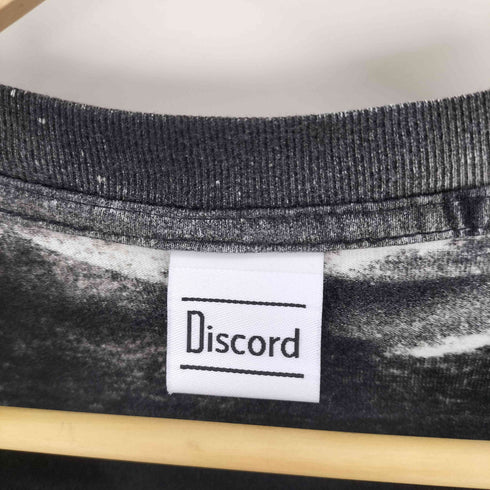Discord 両面プリント バンド Tシャツ メンズ