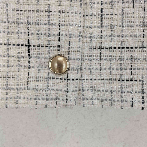 ナイスクラップ NICE CLAUP ツイード ショート ジャケット レディース F