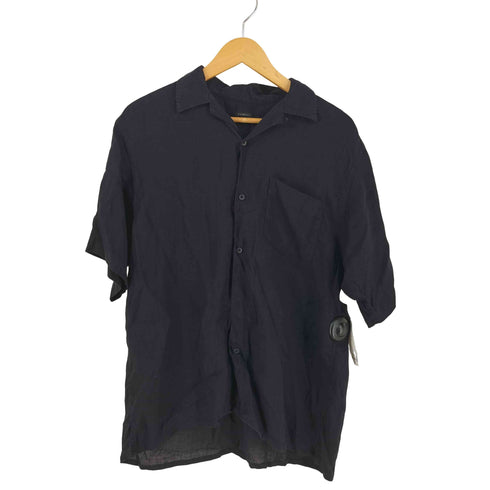 コモリ COMOLI リネンツイル 半袖オープンカラーシャツ メンズ JPN:1