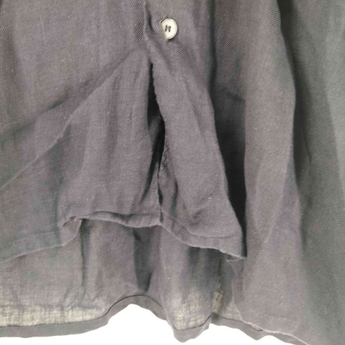 コモリ COMOLI リネンツイル 半袖オープンカラーシャツ メンズ JPN:1