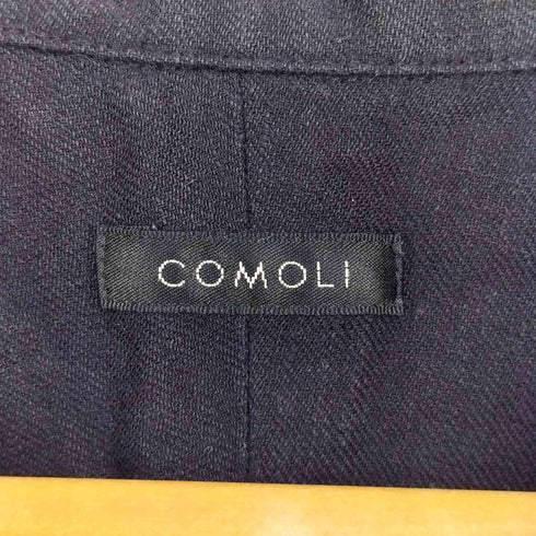 コモリ COMOLI リネンツイル 半袖オープンカラーシャツ メンズ JPN:1