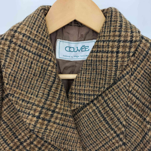 COUVEE レトロ 3B チェックジャケット elegance レディース