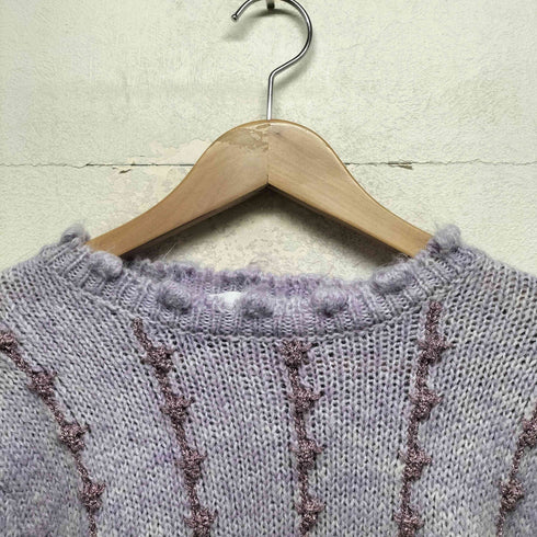 ザラ ZARA ラメケーブルクロップドニット レディース  M