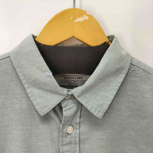 アーバンリサーチサニーレーベル URBAN RESEARCH Sonny Label 吸水速乾リネン混ロングスリーブシャツ メンズ JPN:XL