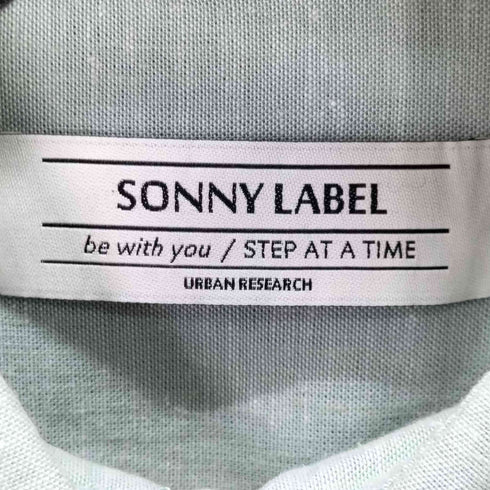 アーバンリサーチサニーレーベル URBAN RESEARCH Sonny Label 吸水速乾リネン混ロングスリーブシャツ メンズ JPN:XL