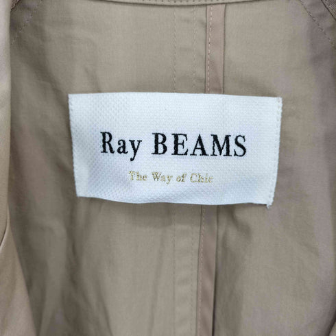 レイビームス Ray BEAMS ビッグシルエット ラップトレンチコート レディース