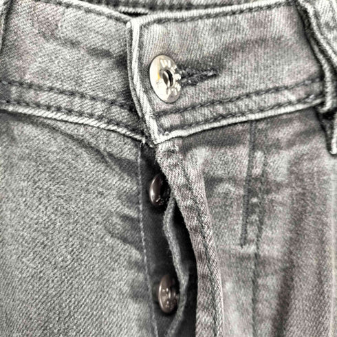 ディーゼル DIESEL BELTHER ストレッチスキニーウォッシュドブラックデニムパンツ メンズ W30L30