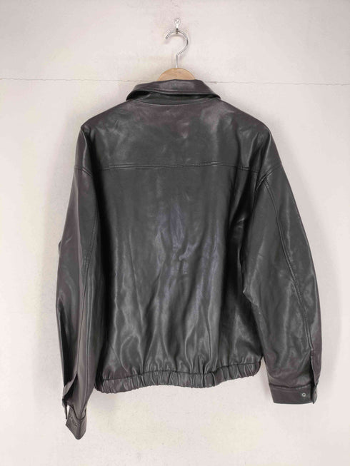 V2 フェイクレザージップジャケット cool メンズ M