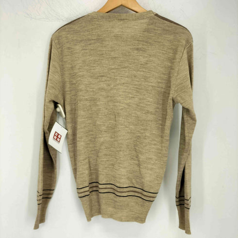 Vネックアーガイルニット メンズ import:M