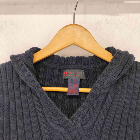 ラルフローレン RALPH LAUREN フーデッドニットベスト レディース import:M