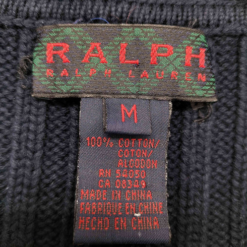 ラルフローレン RALPH LAUREN フーデッドニットベスト レディース import:M