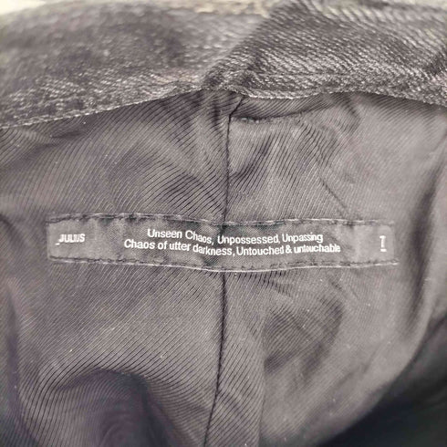 ユリウス JULIUS 24AW 10oz Coated Wide Denim Trouser Thorn コーティングデニムパンツ メンズ JPN:3