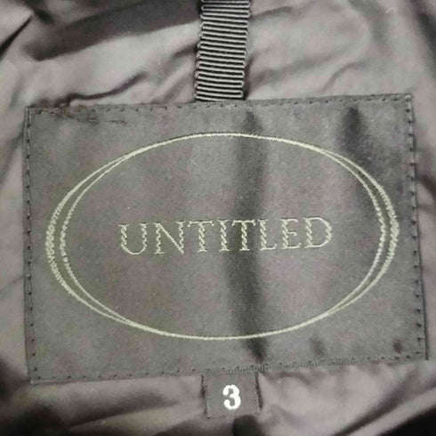 アンタイトル UNTITLED フォックスファー ダウンコート レディース 3