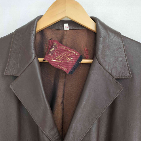 レザー トレンチコート メンズ 58