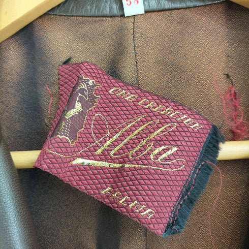 レザー トレンチコート メンズ 58