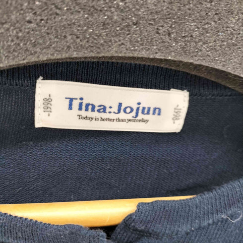 ティーナジョジュン TINA:JOJUN オーガニックコットン バタフライボタンカーディガン レディース import:M