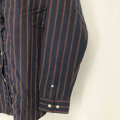 ラルフローレン RALPH LAUREN ストライプフリルシャツ レディース import:L