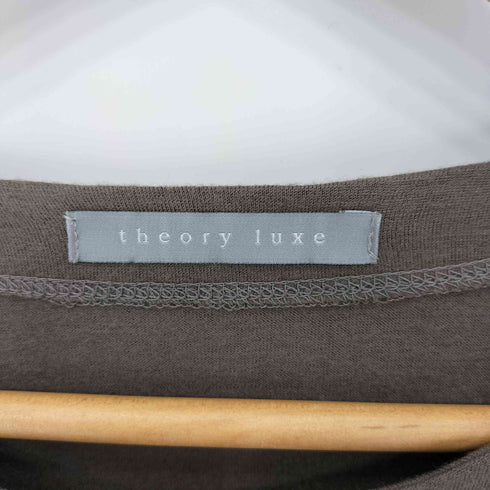 セオリーリュクス theory luxe ノーカラー ウール カーディガン レディース 38