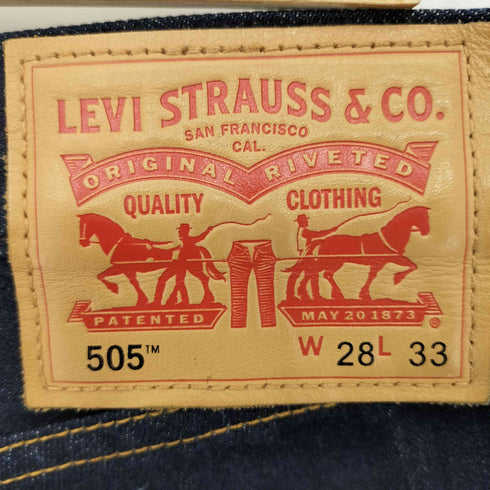 リーバイス Levis 505 レギュラーフィット ジッパーフライデニムパンツ レディース 28/33