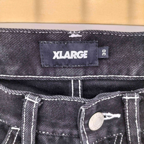 エクストララージ XLARGE BURNING DICE PANTS バーニングダイスワッペン デニムパンツ メンズ 30inch
