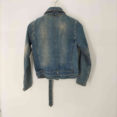 millard jeans デニムダブルライダースジャケット レディース