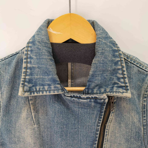 millard jeans デニムダブルライダースジャケット レディース