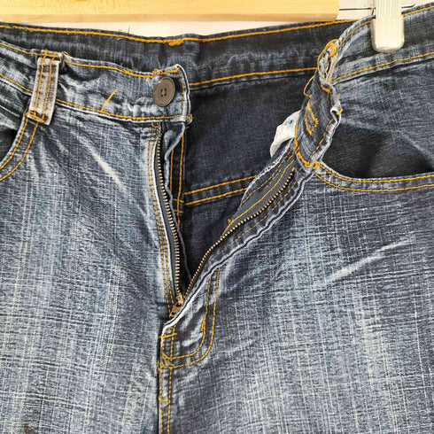 刺繍デザインデニムショーツ レディース