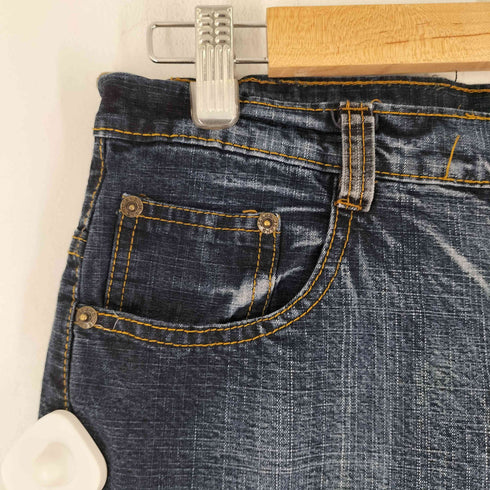 刺繍デザインデニムショーツ レディース