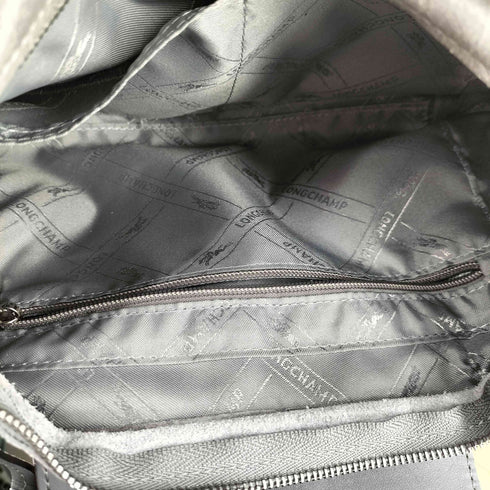 ロンシャン LONGCHAMP フランス製 ロゴ型押し レザー ワンショルダーバッグ レディース