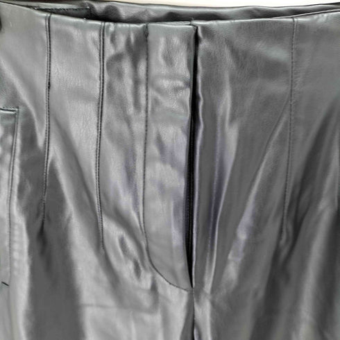 ザラ ZARA ハイウエストフェイスレザーパンツ レディース JPN:S