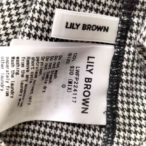 リリーブラウン Lily Brown タックプリーツスカートショーパン レディース ONE SIZE