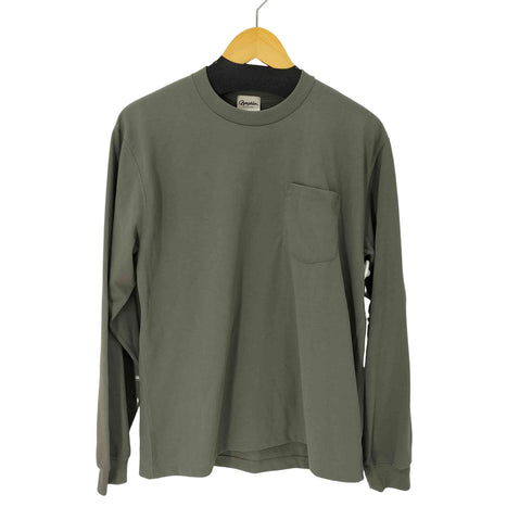 ジムフレックス GYMPHLEX ロングスリーブポケットTシャツ メンズ import:M