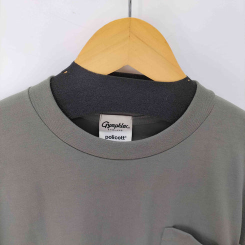 ジムフレックス GYMPHLEX ロングスリーブポケットTシャツ メンズ import:M