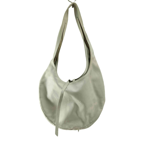 ロンシャン LONGCHAMP フランス製 ロゴ型押し レザー ラウンド ワンショルダーバッグ レディース