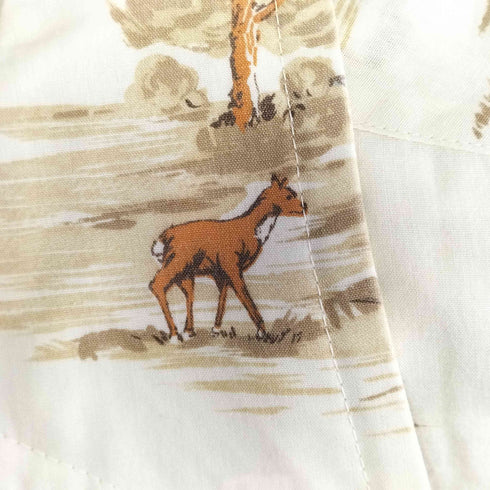 総柄シャツ 馬 メンズ