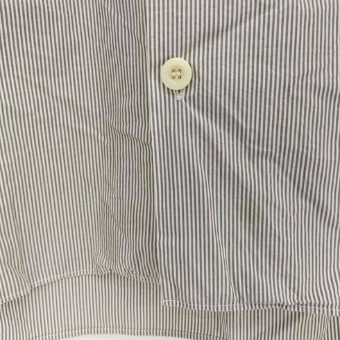 ダントン DANTON コットンポプリン ワイド ストライプ ワークシャツ メンズ JPN:42