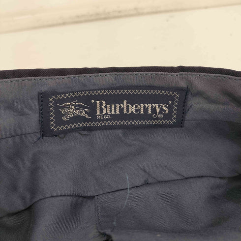 バーバリーズ BURBERRYS 90S 2タック テーパード ウール ワイド スラックス メンズ