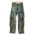 ザラ ZARA MID-RISE TRF CARGO JEANS デニム カーゴパンツ メンズ US:34-35