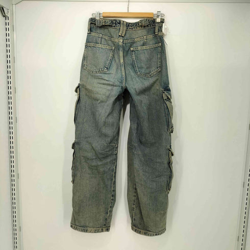 ザラ ZARA MID-RISE TRF CARGO JEANS デニム カーゴパンツ メンズ US:34-35